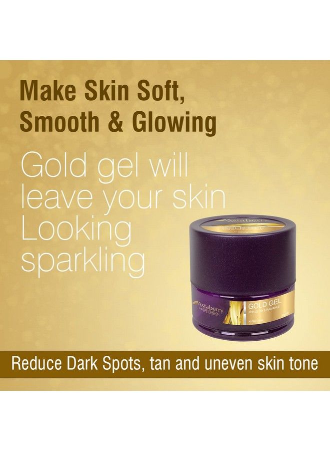 Astaberry Professional Gold Gel For Glow & Radiance Skin 500Ml Get Young And Hydrated Skin; Reversing Oxidation Damage; Counteracts Aging Of The Skin; All Skin Types - Image 3