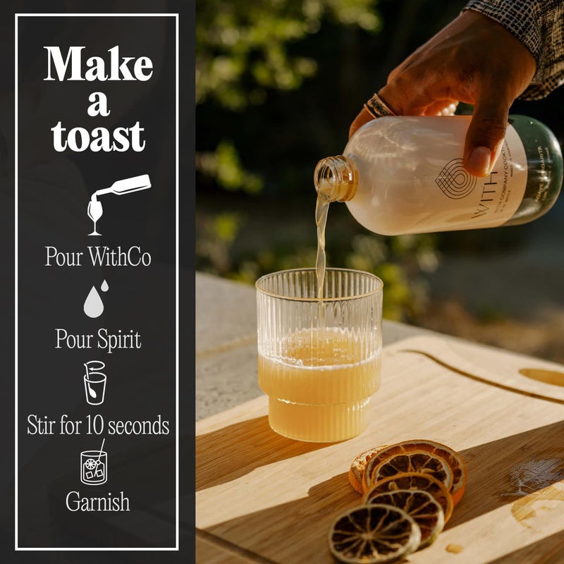 WithCo Ellis Old Fashioned Mix Cocktail Drink Mixer - Madagascar Vanilla, Orange, Angostura Bitters & Cinnamon - Ideal for Whiskey, Bourbon, Mezcal, & Mocktails - Makes 32 Cocktails, 16 oz - Image 5