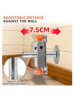SYOSI Woodworking Scribing Tool, Stainless Steel Multifunctional Wood Marking Tool, Precise Wall Positioning, Adjustable Carpenter Scriber for Wood Laminate  - Image 2