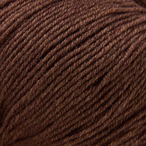 Gisimo 100% Inner Mongolian Cashmere Yarn, 6-Ply Luxurious and Soft Yarn for Hand Knitting & Crocheting (Coffee,1 Ball) - Image 2
