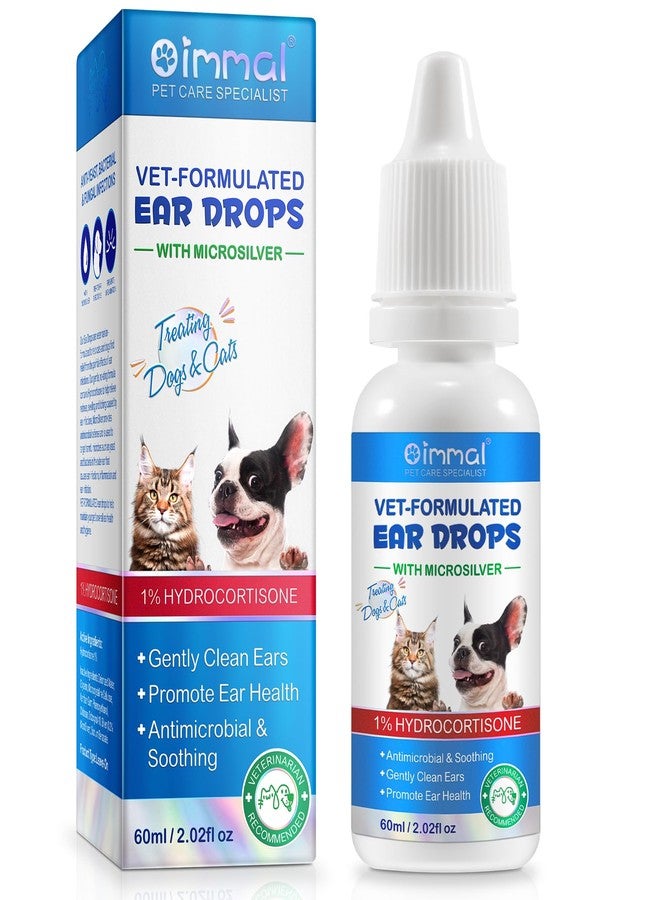 Bieyoc Pet Ear Drops for Dogs and Cats, Dog and Cat Ear Clean and Soothe Ear Irritations, Pet Ear Cleaner Helps to Remove Wax, Stains & Dirt, 2.02 Fl.Oz - Image 1