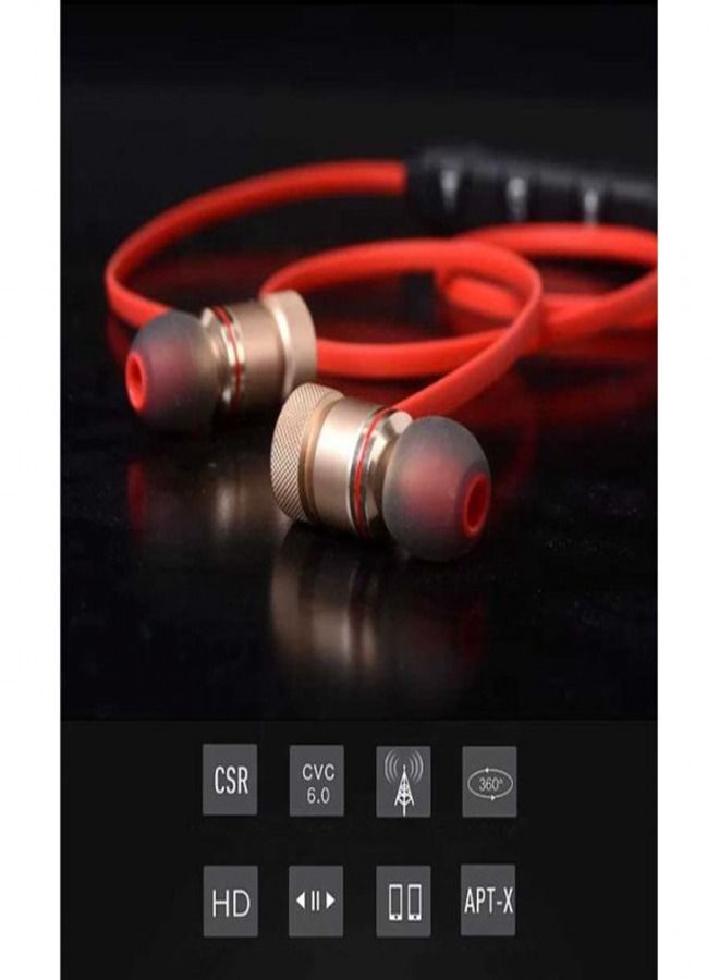 سماعه بلوتوث مغناطيس رياضيه بها مايك للرد على المكالمات - Image 2