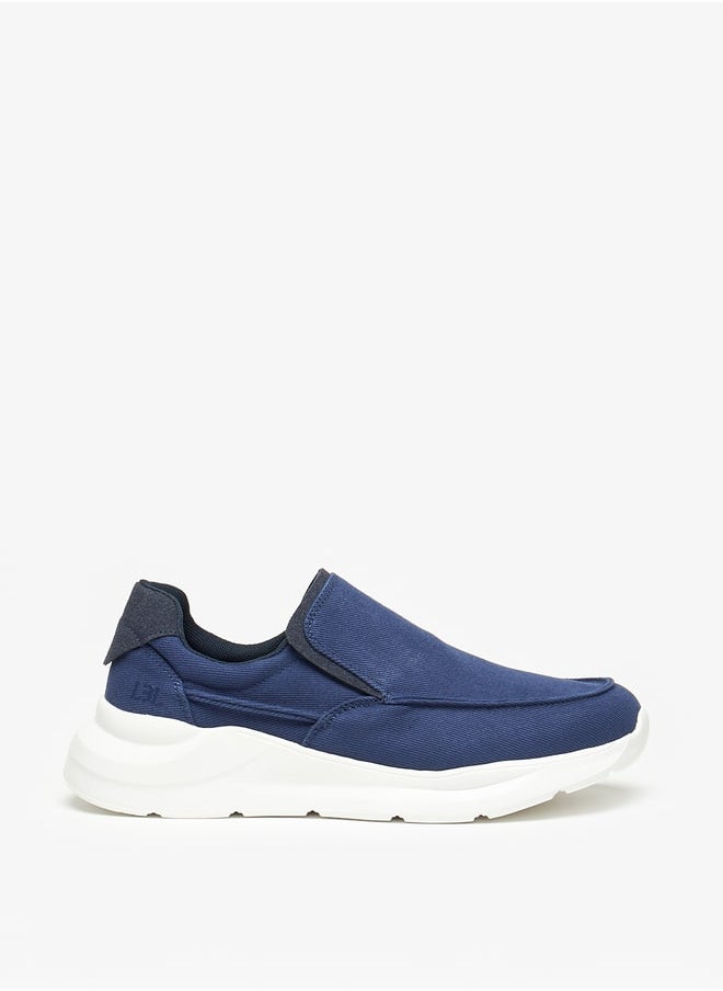 LBL by Shoexpress Textured Low Ankle Slip-On Sneakers  - Image 3
