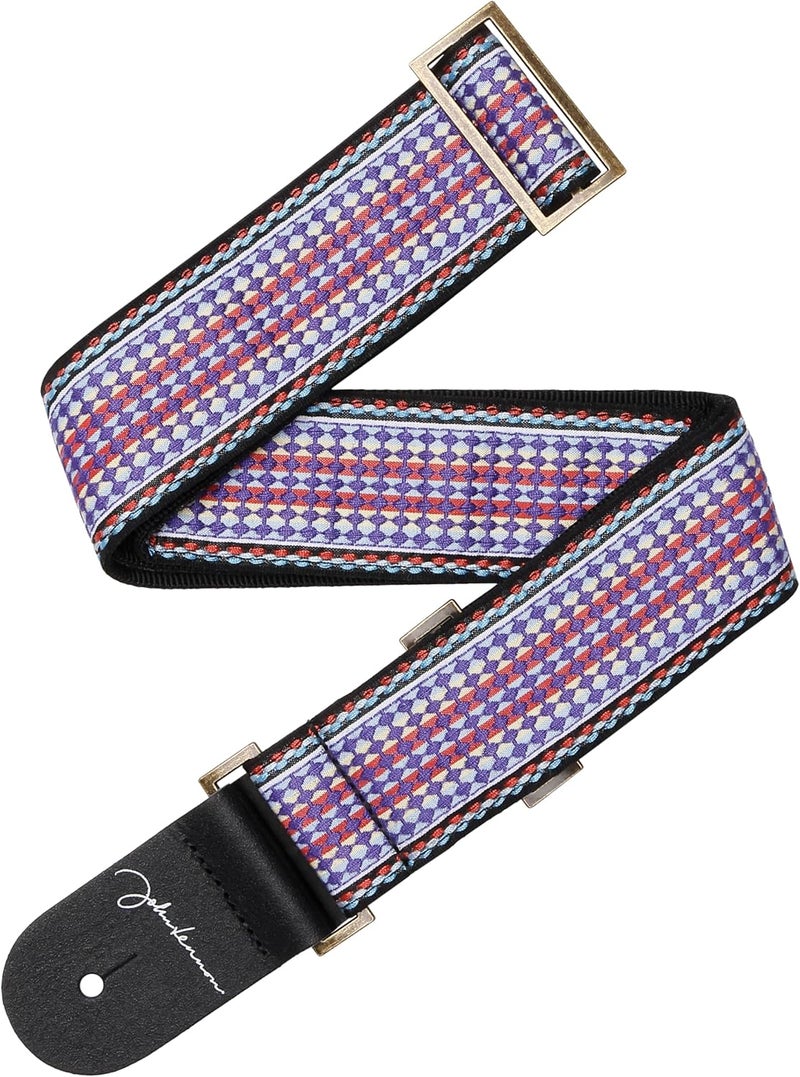 D'Addario John Lennon Signature Guitar Strap - Live in NYC Jacquard - Image 1