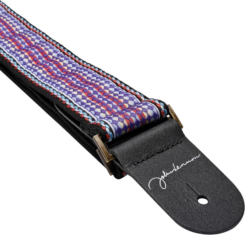 D'Addario John Lennon Signature Guitar Strap - Live in NYC Jacquard - Image 2