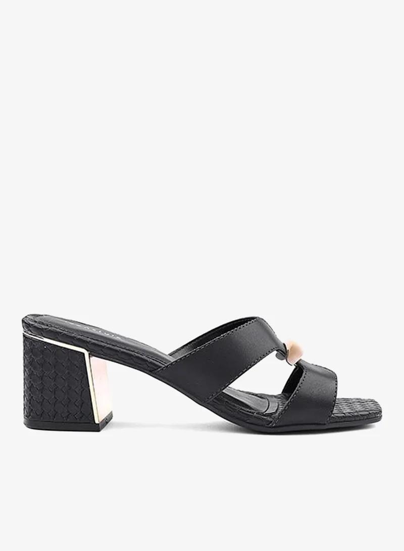 أيقون Women's Structured Heeled Slipper