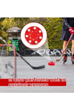 SYOSI Roller Hockey Puck Street Hockey Puck Official Game Puck Multifunctional Hockey Balls Novelty Indoor Hockey Set for Indoor and Outdoor Sport Dry Land Hockey Balls for Practicing Training Activities  - Image 5