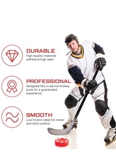 SYOSI Roller Hockey Puck Street Hockey Puck Official Game Puck Multifunctional Hockey Balls Novelty Indoor Hockey Set for Indoor and Outdoor Sport Dry Land Hockey Balls for Practicing Training Activities  - Image 4