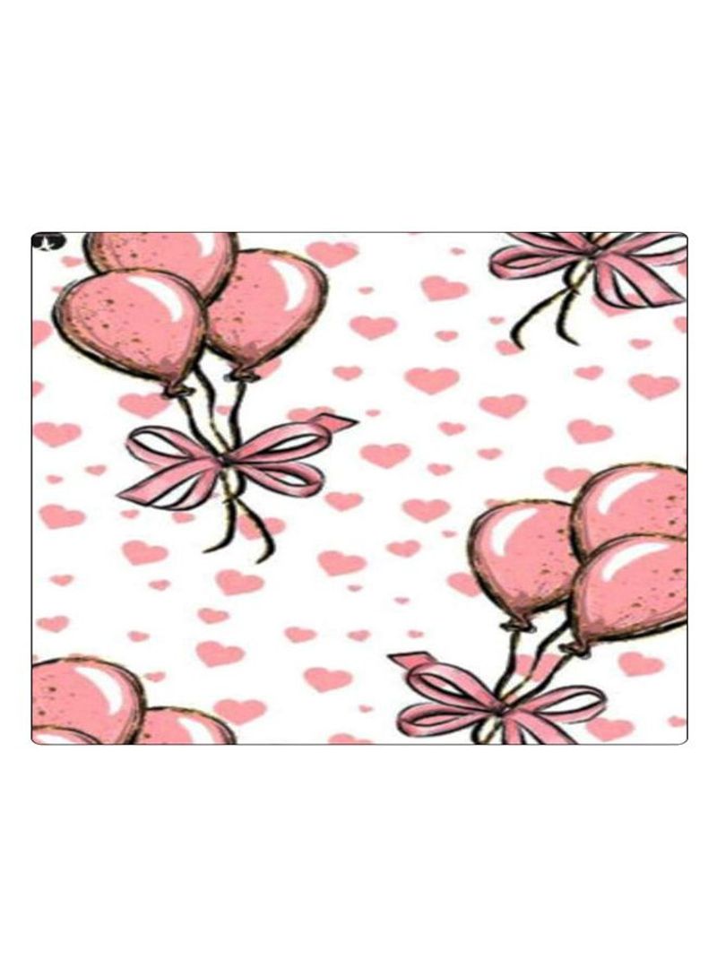 RKN Printed Anti-Slip Gaming Mouse Pad Pink/White