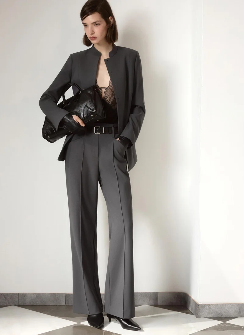 Lichi  Flared trousers with creases for Women | Best Price UAE
