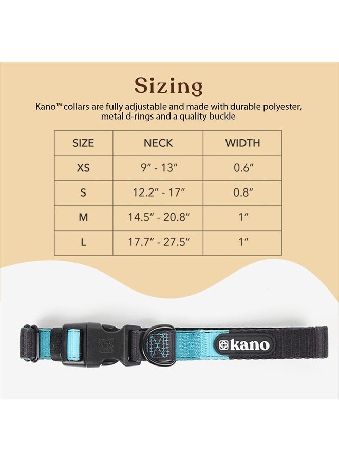 Kano KANO Dog Collar I Fully Adjustable and Made with Durable Polyester, Metal D-Ring and a Quality Buckle I Training, Walking, and Jogging Tool for Small, Medium, and Large Breeds I Carson  - Image 5