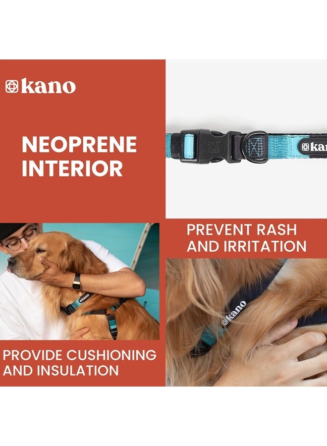 Kano KANO Dog Collar I Fully Adjustable and Made with Durable Polyester, Metal D-Ring and a Quality Buckle I Training, Walking, and Jogging Tool for Small, Medium, and Large Breeds I Carson  - Image 4