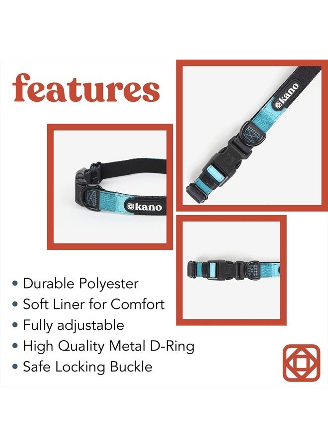 Kano KANO Dog Collar I Fully Adjustable and Made with Durable Polyester, Metal D-Ring and a Quality Buckle I Training, Walking, and Jogging Tool for Small, Medium, and Large Breeds I Carson  - Image 3