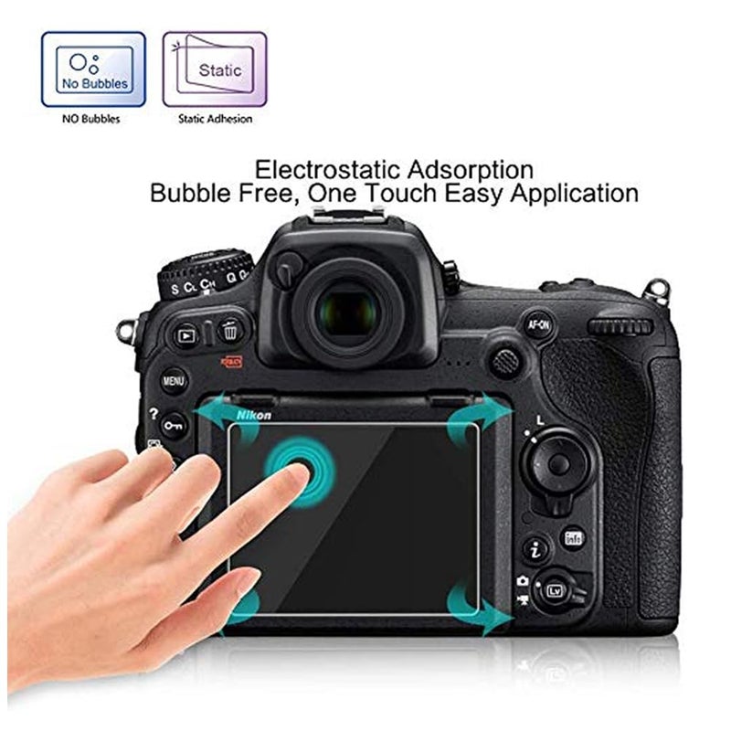 Action Pro 9H Nano Hammer Proof Screen Guard Protector Compatible With Nikon D500 / D600 / D610 / D7100 / D7200 / D750 / D800 - Image 3