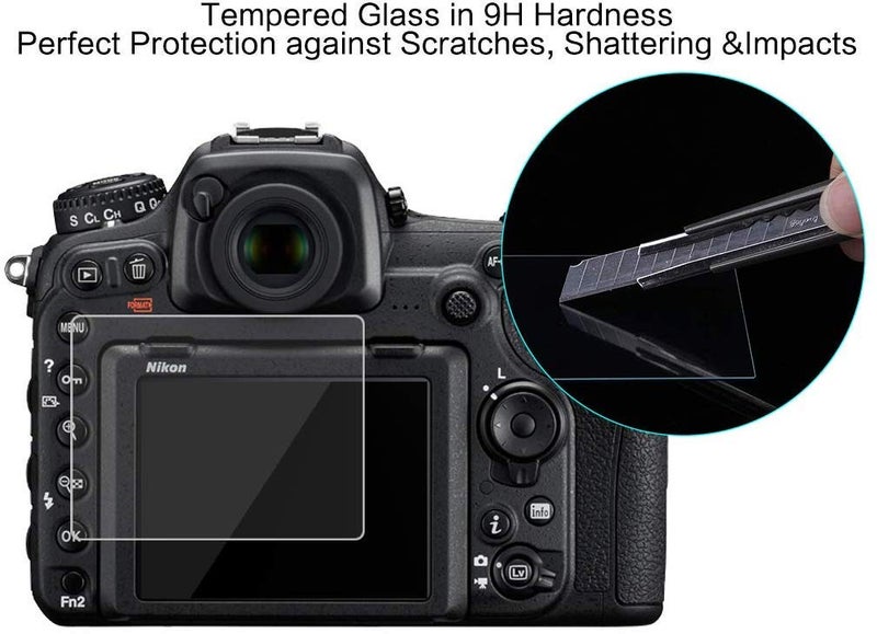 Action Pro 9H Nano Hammer Proof Screen Guard Protector Compatible With Nikon D500 / D600 / D610 / D7100 / D7200 / D750 / D800 - Image 4