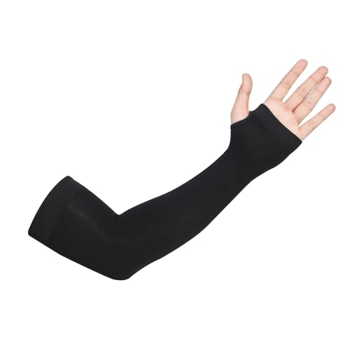 Bonjour Arm Shield for Men & Women UV Protection Hand Sleeves for Boys & Girls Sun Protection Sleeves for Men Arm Sleeves for Women for Running, Hand Cover for Bike Riding Cotton (Pack of 2) - Image 3