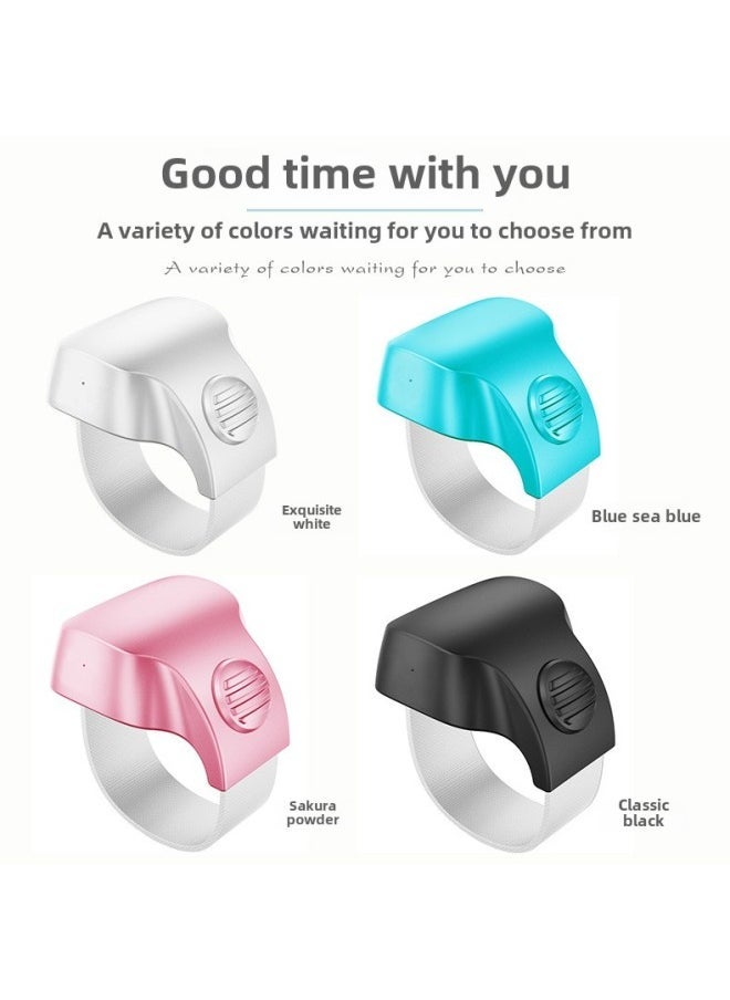 Smart Ring Selfie Ring Selfie Remote Selfie Bluetooth Controller Mobile Phone Selfie Controller-Colour:Pink  - Image 4