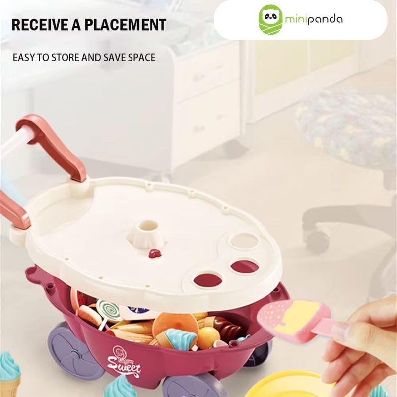 Mini Panda Mini Candy Cart for Kids 3+ - Interactive Toy with Music and Lights - Image 5