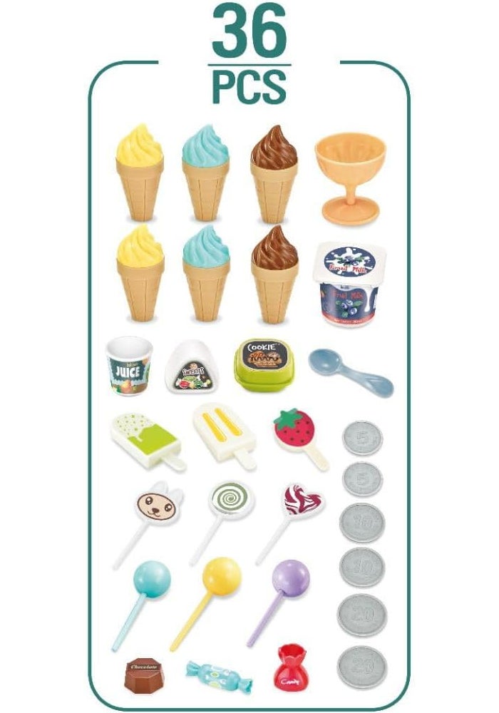 Mini Panda Mini Candy Cart for Kids 3+ - Interactive Toy with Music and Lights - Image 2