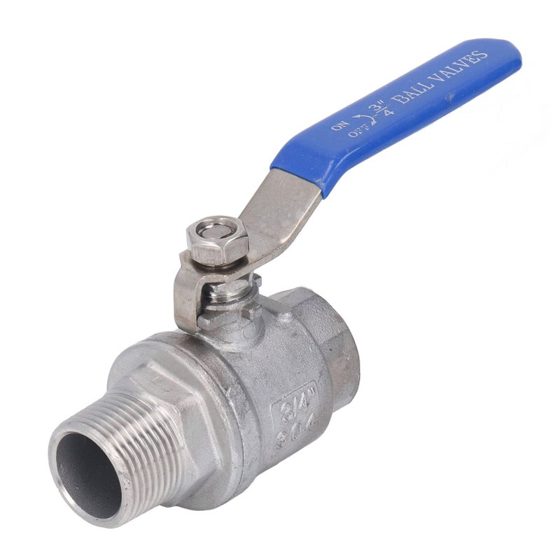 Stainless Steel Ball Valve 3 4 Inch Female Male NPT Thread For Water Oil Gas - Image 2