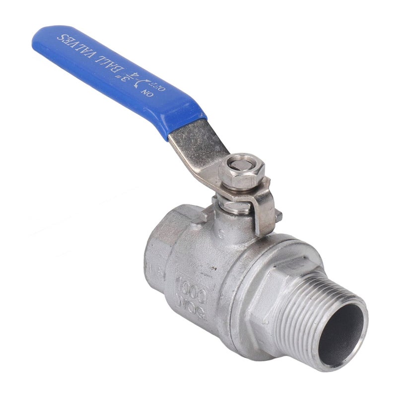 Stainless Steel Ball Valve 3 4 Inch Female Male NPT Thread For Water Oil Gas - Image 5