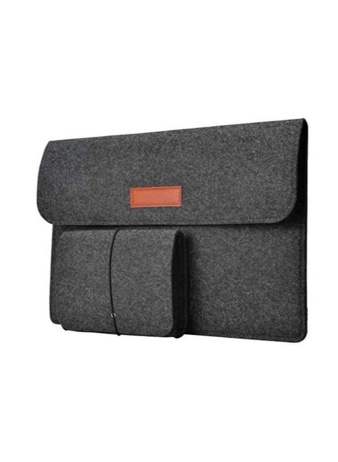 بريمو بلس حقيبة للكمبيوتر المحمول من اللباد رمادي داكن - Image 1