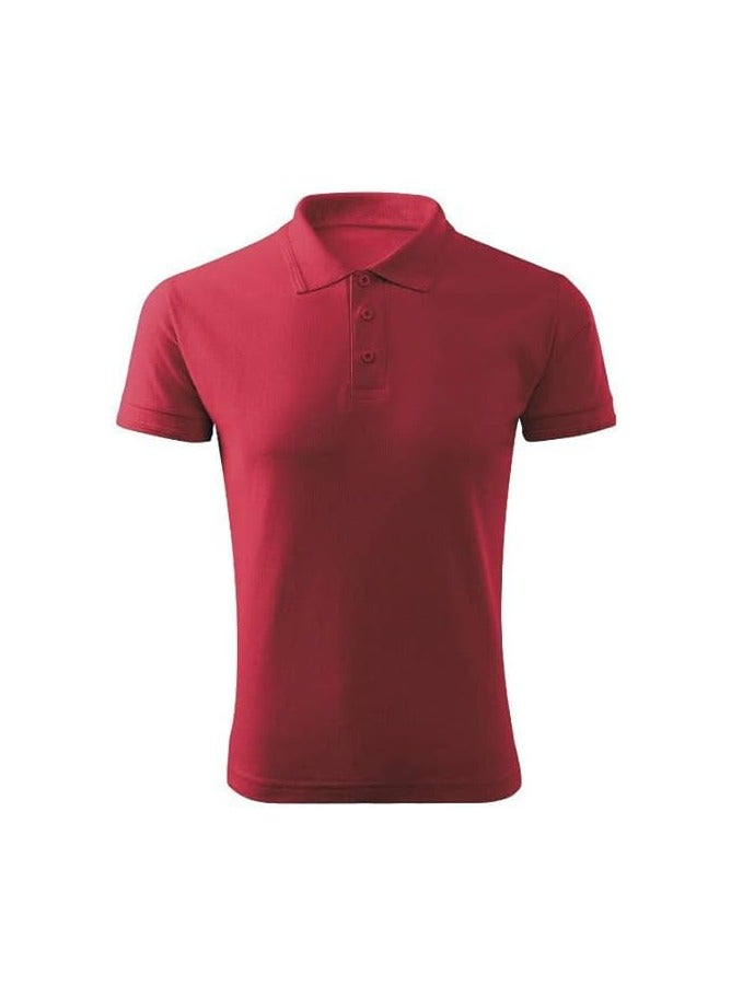 PRINTSHOP4ME Pack of 10 Pcs Men's Regular-Fit Golf Polo T-shirt Pure Cotton Short Sleeve 220 GSM Basic Colors  - Image 2