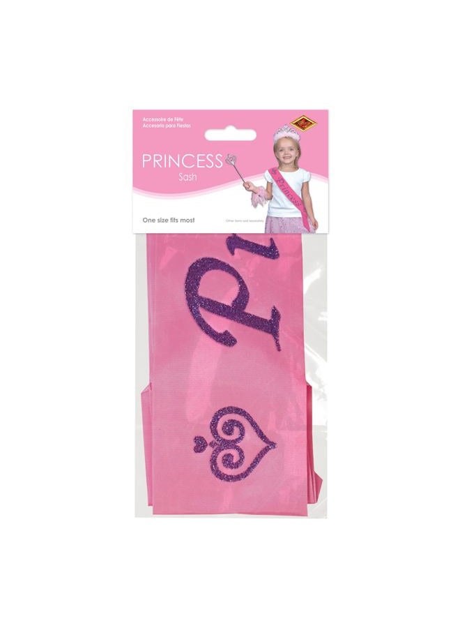 Beistle Princess Satin Party Sash, 3.5" x 27", Pink/Purple - Image 5
