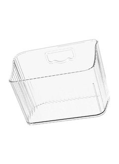 Thoraya Floating Shelves Bin Organizer Plastic Hole Free Wall Mounted Storage Organizer Box  - Image 2