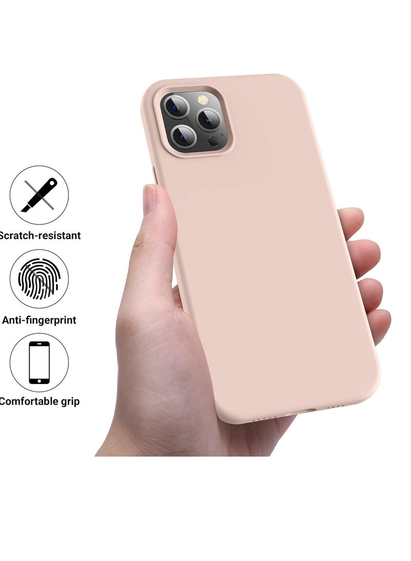 Liquid Silicone Case for iPhone 11, Slim Liquid Silicone Case with Open Bottom, Soft Gel Rubber Case Cover for iPhone 11(2019) 6.1 inch - Pink Sand - Image 4