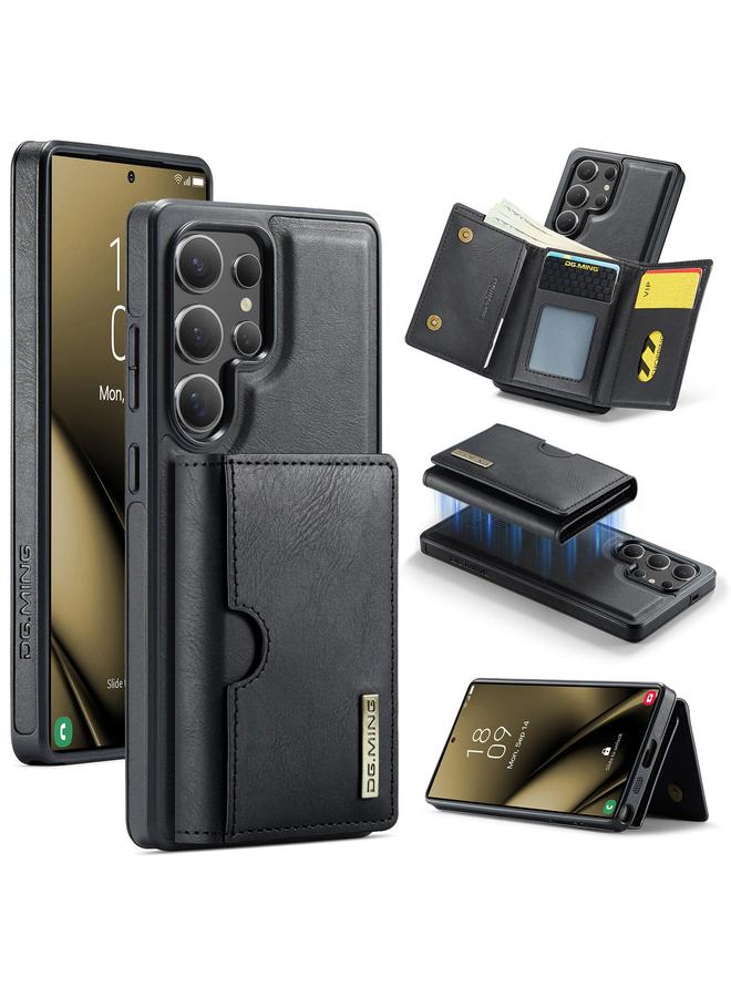 Dg مينغ جراب لهاتف Samsung Galaxy S25 Ultra 5G M6 Series RFID حقيبة بطاقات ثلاثية الطي قابلة للإزالة من الجلد - Image 1