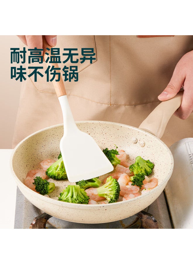 Baijie Silicone Turner And Soup Ladle Set, Food-grade High-temperature Resistant Non-stick Cooking Utensils, 2-piece Set