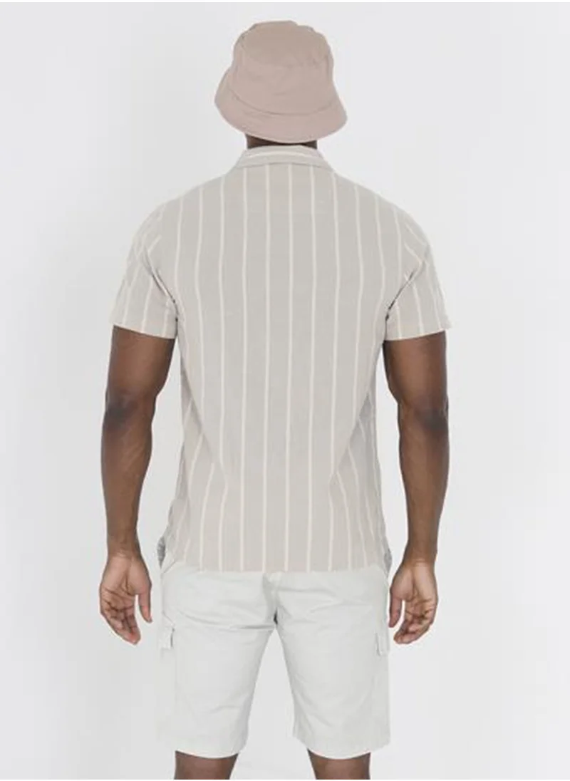 BRAVE SOUL Casual Striped Shirt