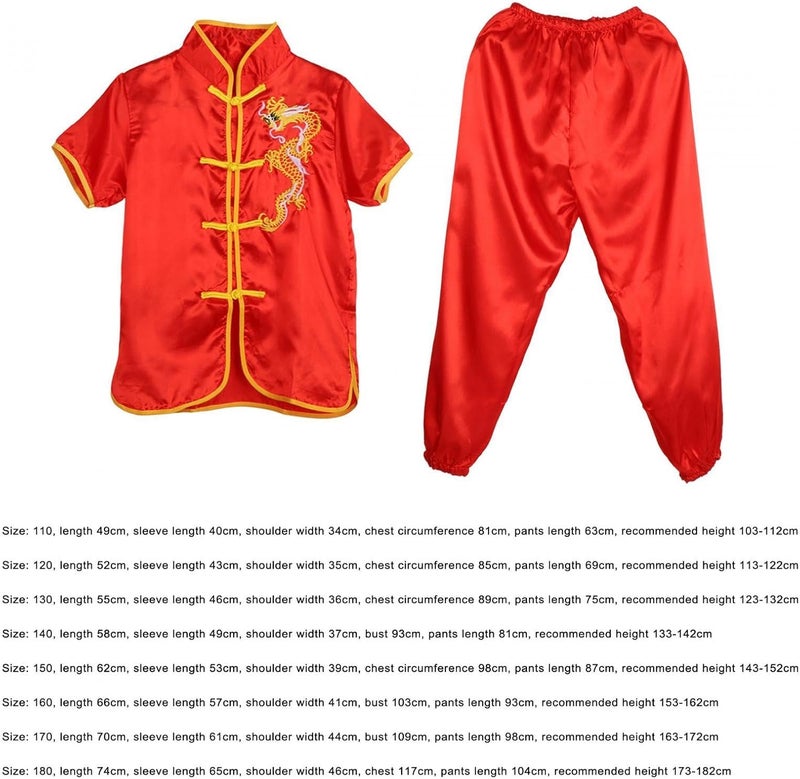 Qianly Chinese Traditional Wushu Costume Clothes Performance Wear Apparel Suit for Kids Unisex Boys Girls Comfort - Image 3