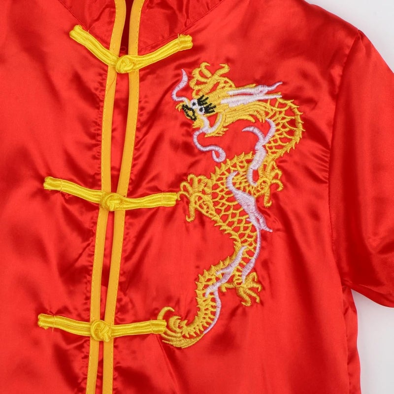 Qianly Chinese Traditional Wushu Costume Clothes Performance Wear Apparel Suit for Kids Unisex Boys Girls Comfort - Image 2