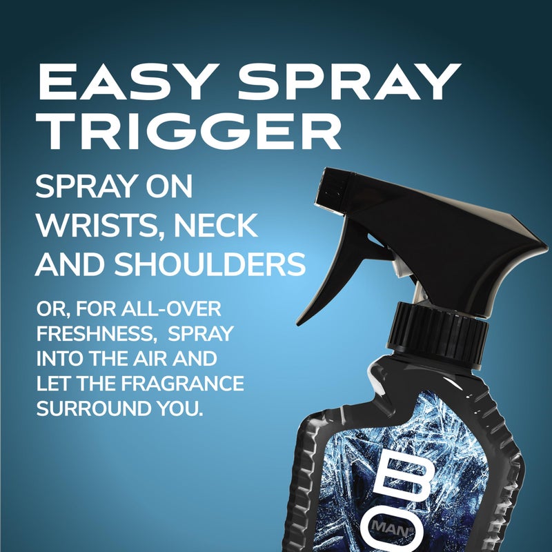 BOD man Fragrance Body Spray, Dark Ice, 8 fl oz - Image 4