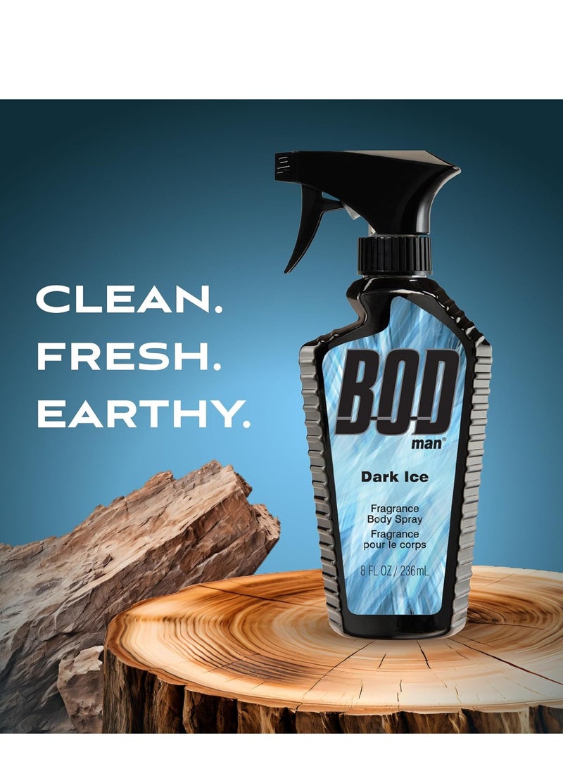 BOD Man BOD Man Fragrance Body Spray, Dark Ice, 8 fl oz  - Image 4