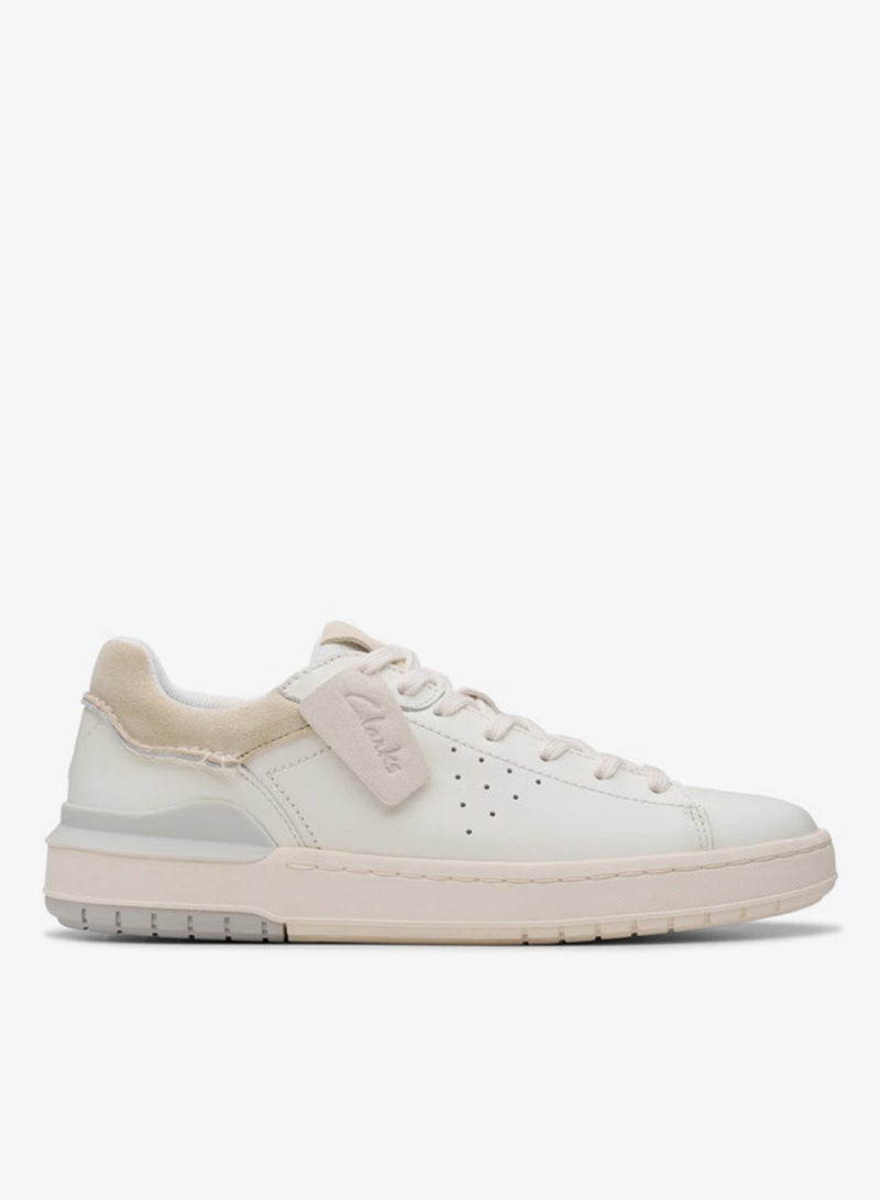clarks Courtlite2 Run White Leather - Image 1