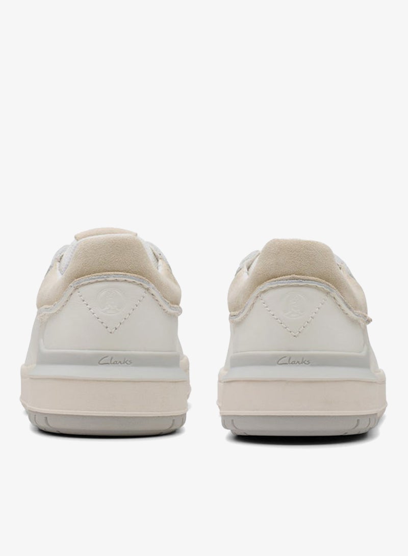 clarks Courtlite2 Run White Leather - Image 5
