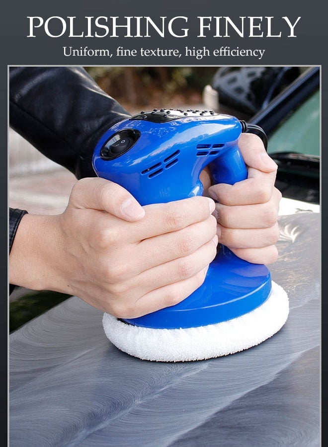DUNISO Car Buffer Polisher，Car Waxing Machine，Multifunctional Car Polishers Kit，Equipped with Waxing and Polishing Covers，Low Noise，for Polishing Cars, Furniture, Floors, 1500RPM - Image 4