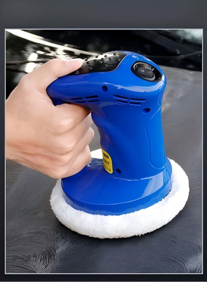 DUNISO Car Buffer Polisher，Car Waxing Machine，Multifunctional Car Polishers Kit，Equipped with Waxing and Polishing Covers，Low Noise，for Polishing Cars, Furniture, Floors, 1500RPM - Image 1