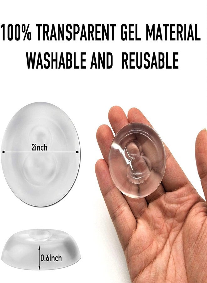 KeepCart Silicone (9 PCs) Door Bumper Wall Protector Self Adhesive Clear Door Stopper Knob Pads,Soft Reusable Rubber Wall Protectors Shield - Image 2