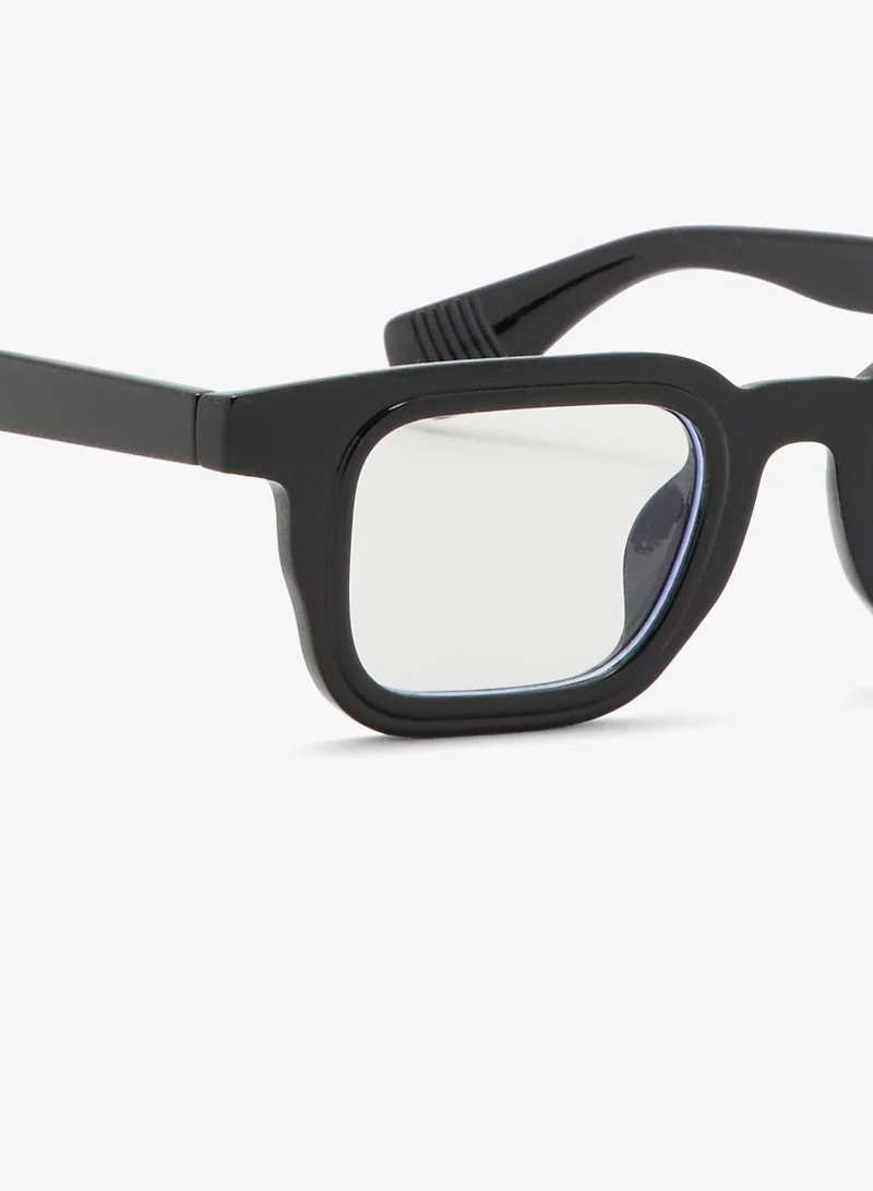 Seventy Five  Classic Retro Acetate Rectangular Glasses With Anti Blue Lens for Men | Best Price UAE