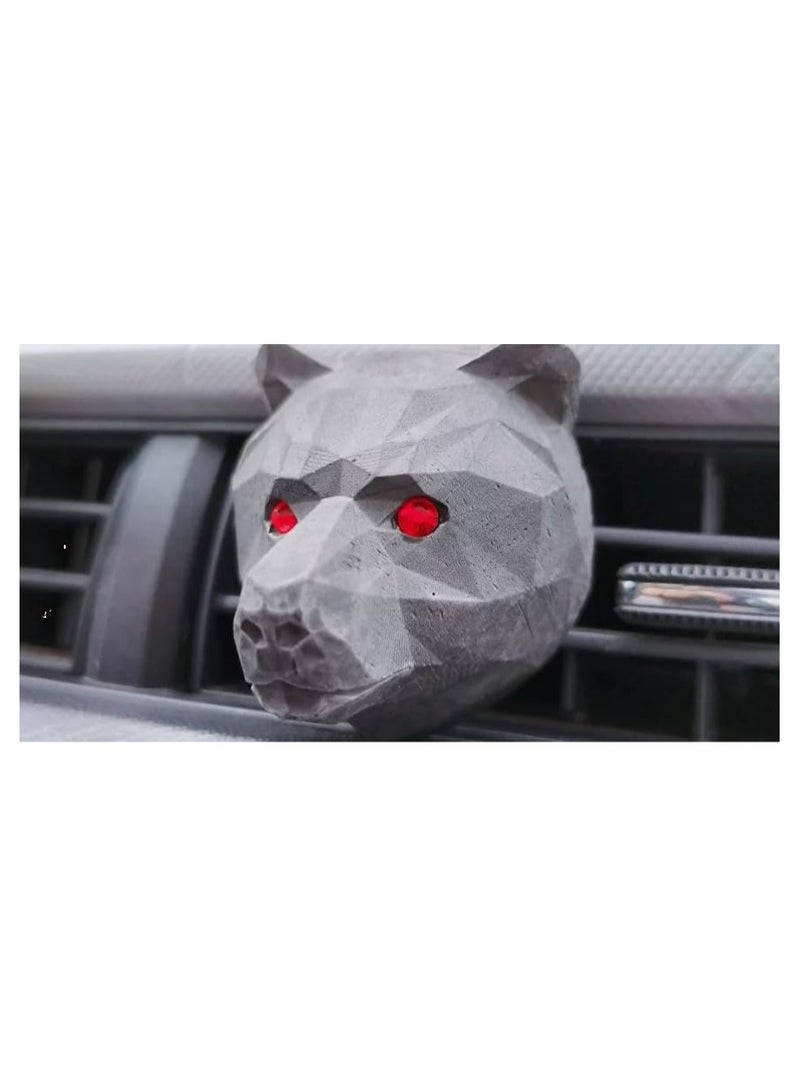 Medori ceramic air freshener for vent 3D Bear head Legend Pack of 2 - Image 2