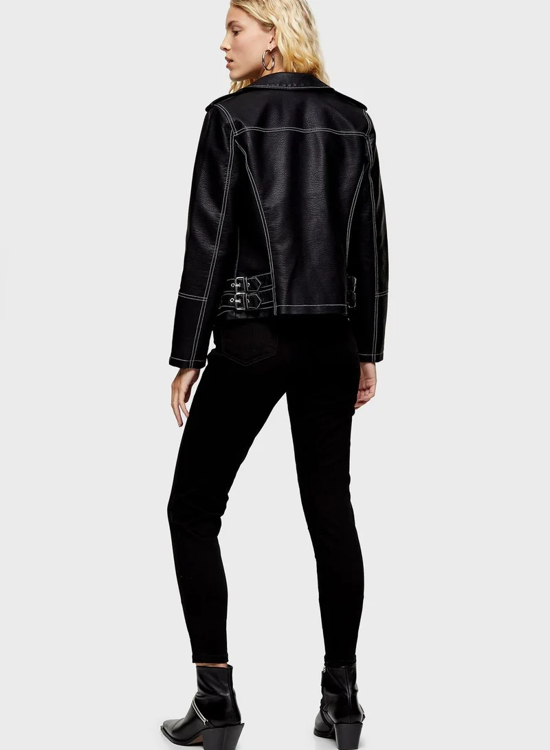 Topshop Tall Jamie High Rise Skinny Jeans