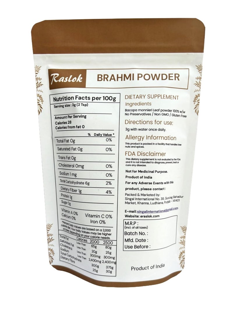 Pure Brahmi Powder | Bacopa Powder | Promotes Hair Growth (3.52 oz.) - pzsku/Z4DB8B28C467D626815C3Z/45/_/1737725287/667648f0-ec34-4328-8408-8fa48f5e73eb