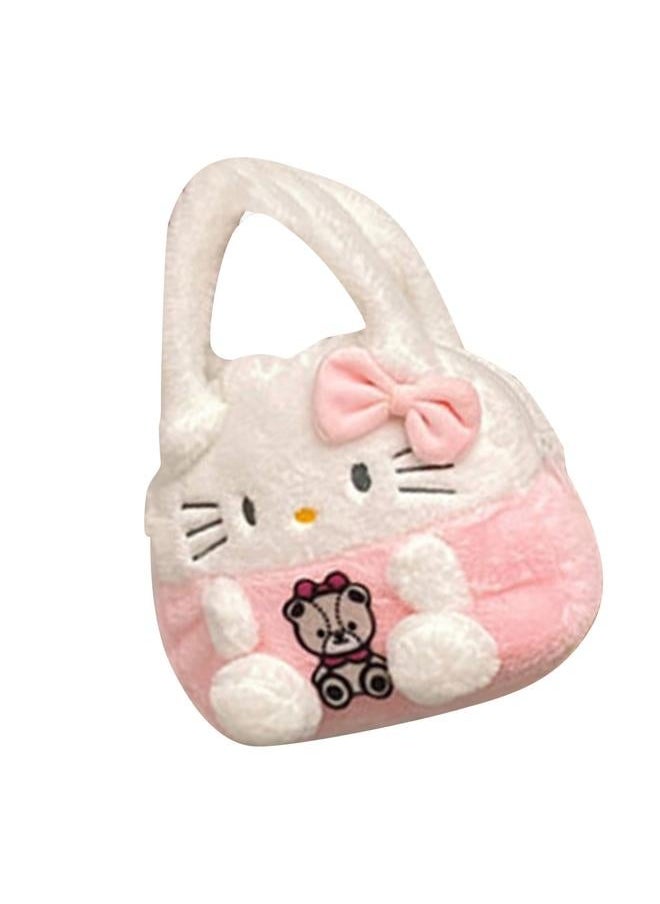 NIBEMINENT Lovely Cartoon Plush Handbag Soft Anime Multi Functional Small for Children Type 6 Free Size  - Image 3