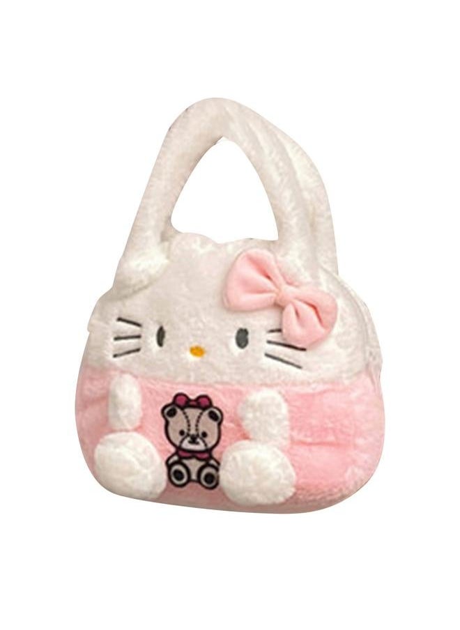 NIBEMINENT Lovely Cartoon Plush Handbag Soft Anime Multi Functional Small for Children Type 6 Free Size  - Image 1