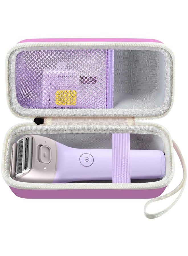 GWCASE Case Compatible with Panasonic ES-AWL6AG/ES-AWL8AV/ES-WL80 Electric Shaver for Women Cordless 3 Blade Razor Pop-Up Trimmer Close Curves. Ladies Shave Razors Holder Fits for Charger -Purple (Box Only) - Image 1