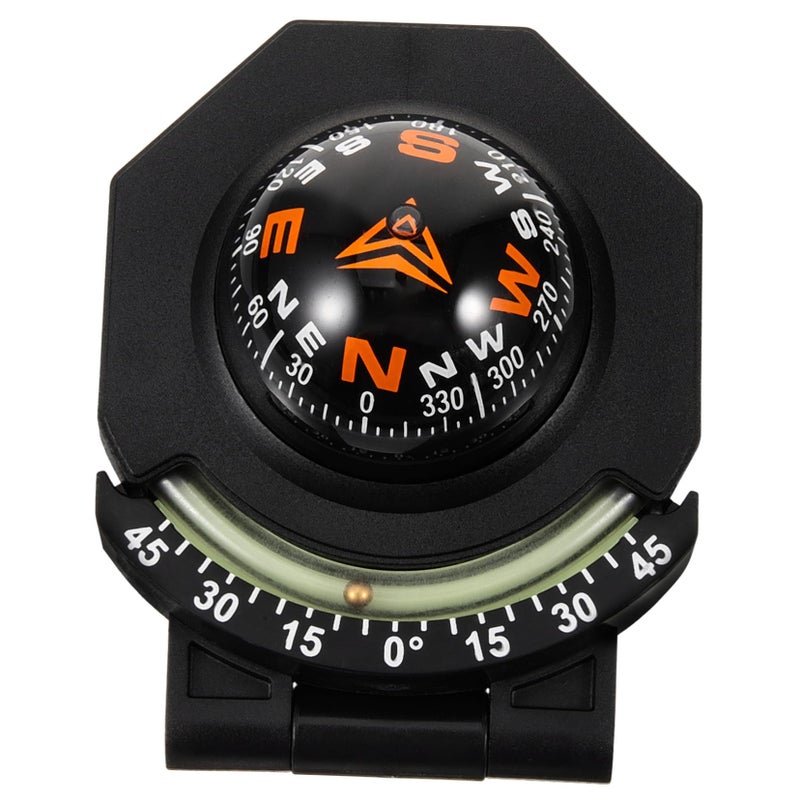 بوصلة لوحة القيادة ذاتية اللاصق مع زاوية قابلة للتعديل لسيارة قارب شاحنة ملاحة - Image 2